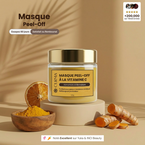 Curma - Masque Peel-Off Purifiant & Éclat